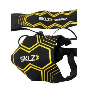 SKLZ Star-Kick Soccer Trainer With Adjustable Cord & Waistband - Black/Yellow